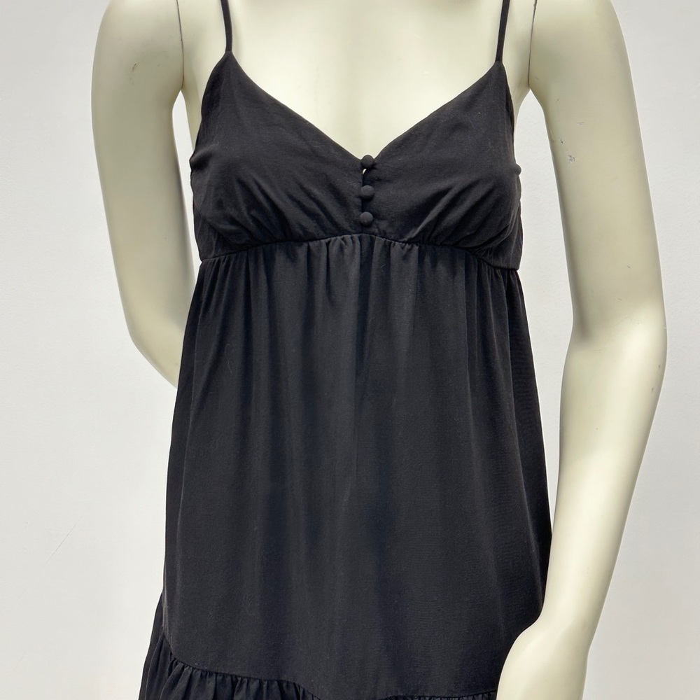 Forever 21 Black Mini Dress with Spaghetti Straps